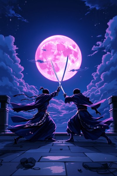 月下双剑 海报